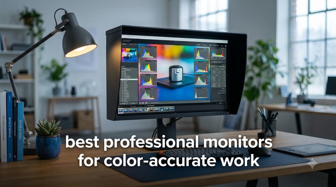 best professional monitors for color-accurate work