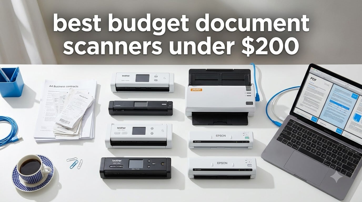 best budget document scanners under $200