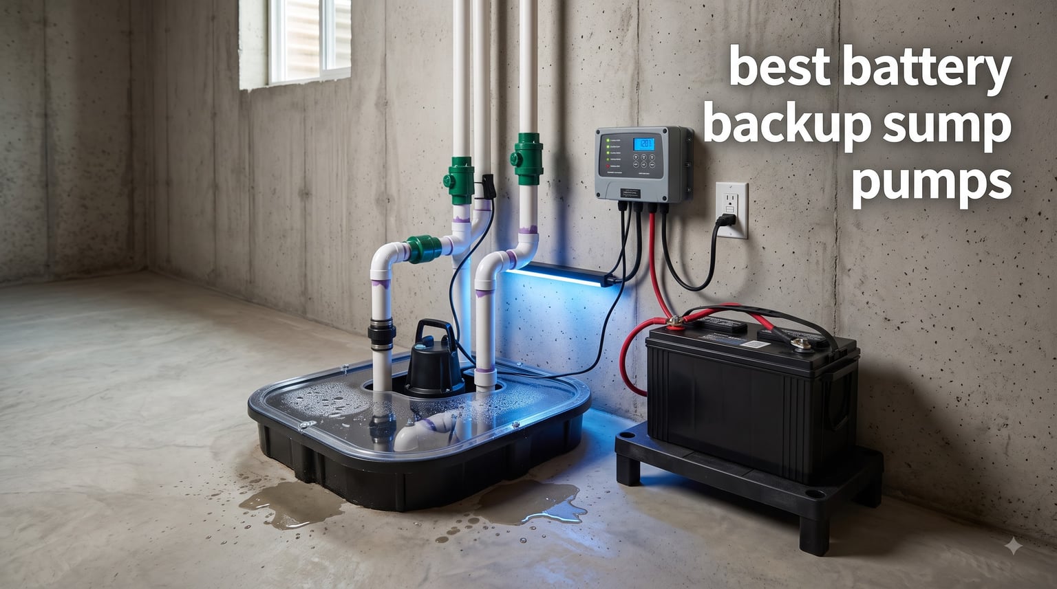 best battery backup sump pumps