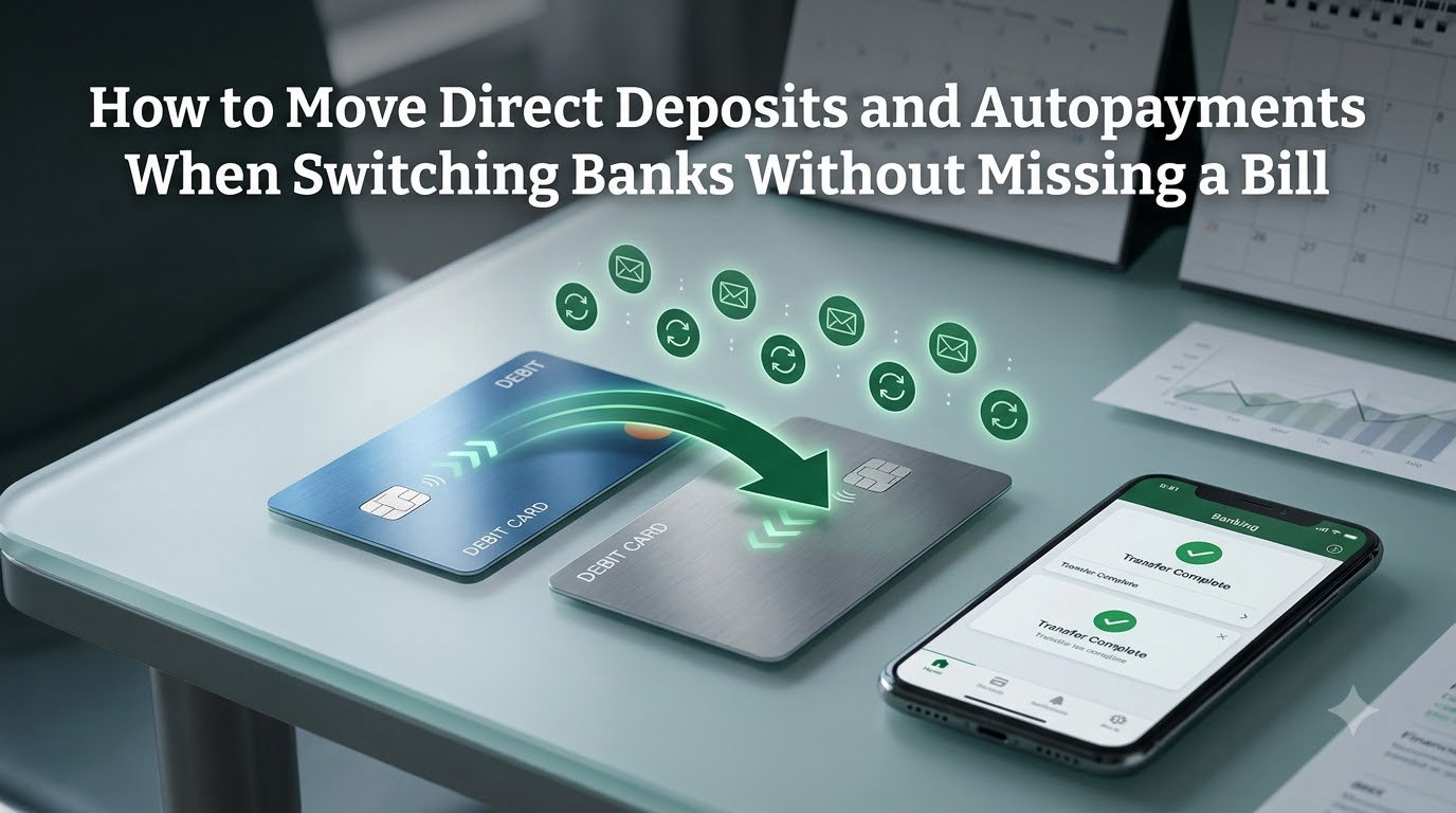 How to Move Direct Deposits and Autopayments When Switching Banks Without Missing a Bill