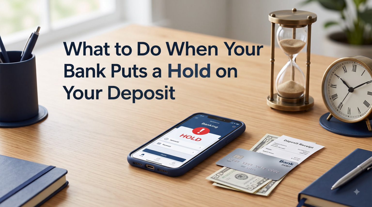 What to Do When Your Bank Puts a Hold on Your Deposit