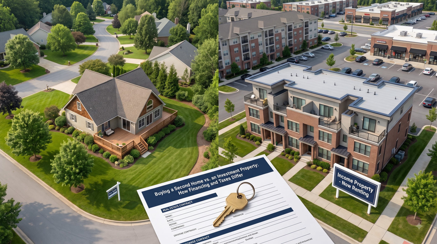 Buying a Second Home vs. an Investment Property: How Financing and Taxes Differ