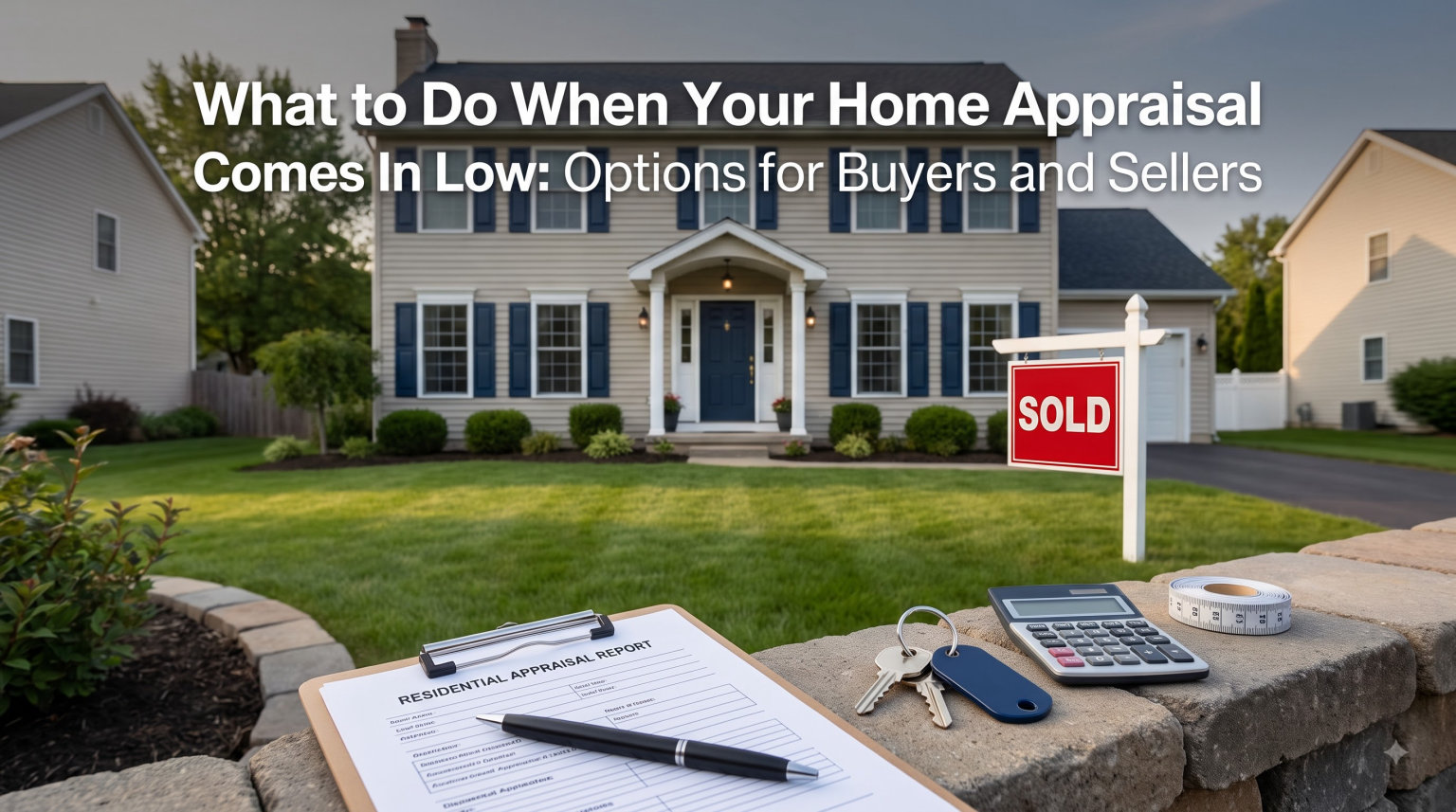 What to Do When Your Home Appraisal Comes In Low: Options for Buyers and Sellers