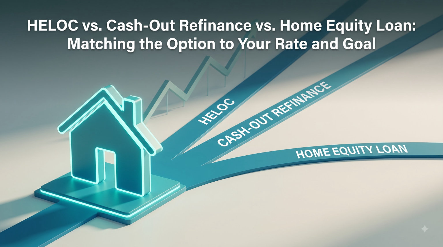 HELOC vs. Cash-Out Refinance vs. Home Equity Loan: Matching the Option to Your Rate and Goal