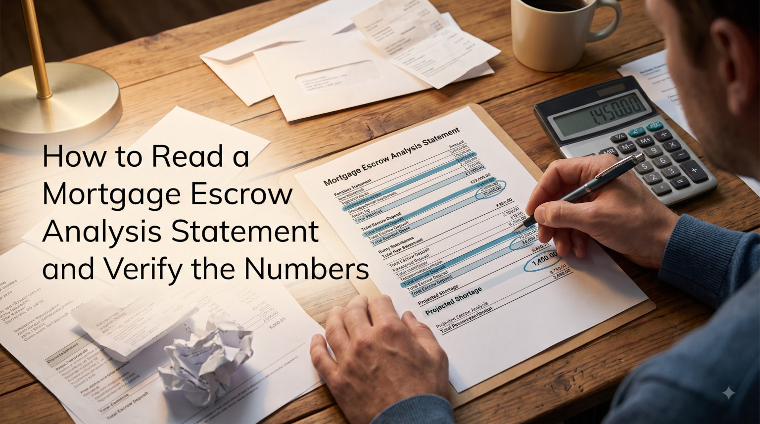 How to Read a Mortgage Escrow Analysis Statement and Verify the Numbers