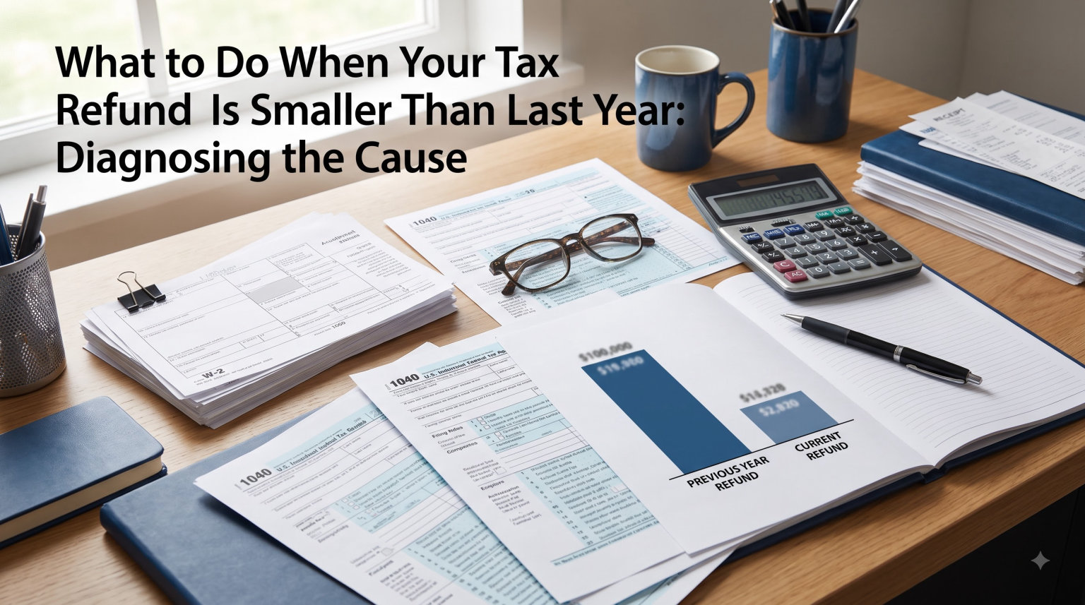 What to Do When Your Tax Refund Is Smaller Than Last Year: Diagnosing the Cause