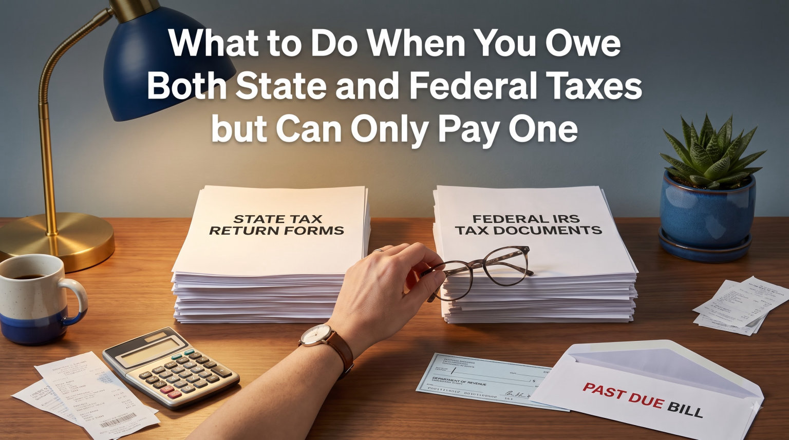 What to Do When You Owe Both State and Federal Taxes but Can Only Pay One