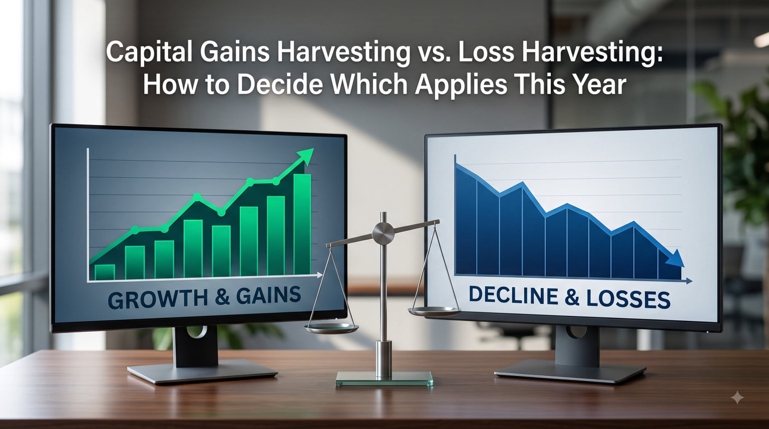 Capital Gains Harvesting vs. Loss Harvesting: How to Decide Which Applies This Year