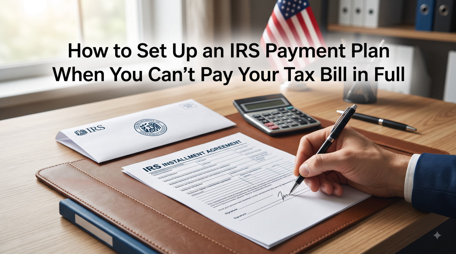 How to Set Up an IRS Payment Plan When You Can't Pay Your Tax Bill in Full