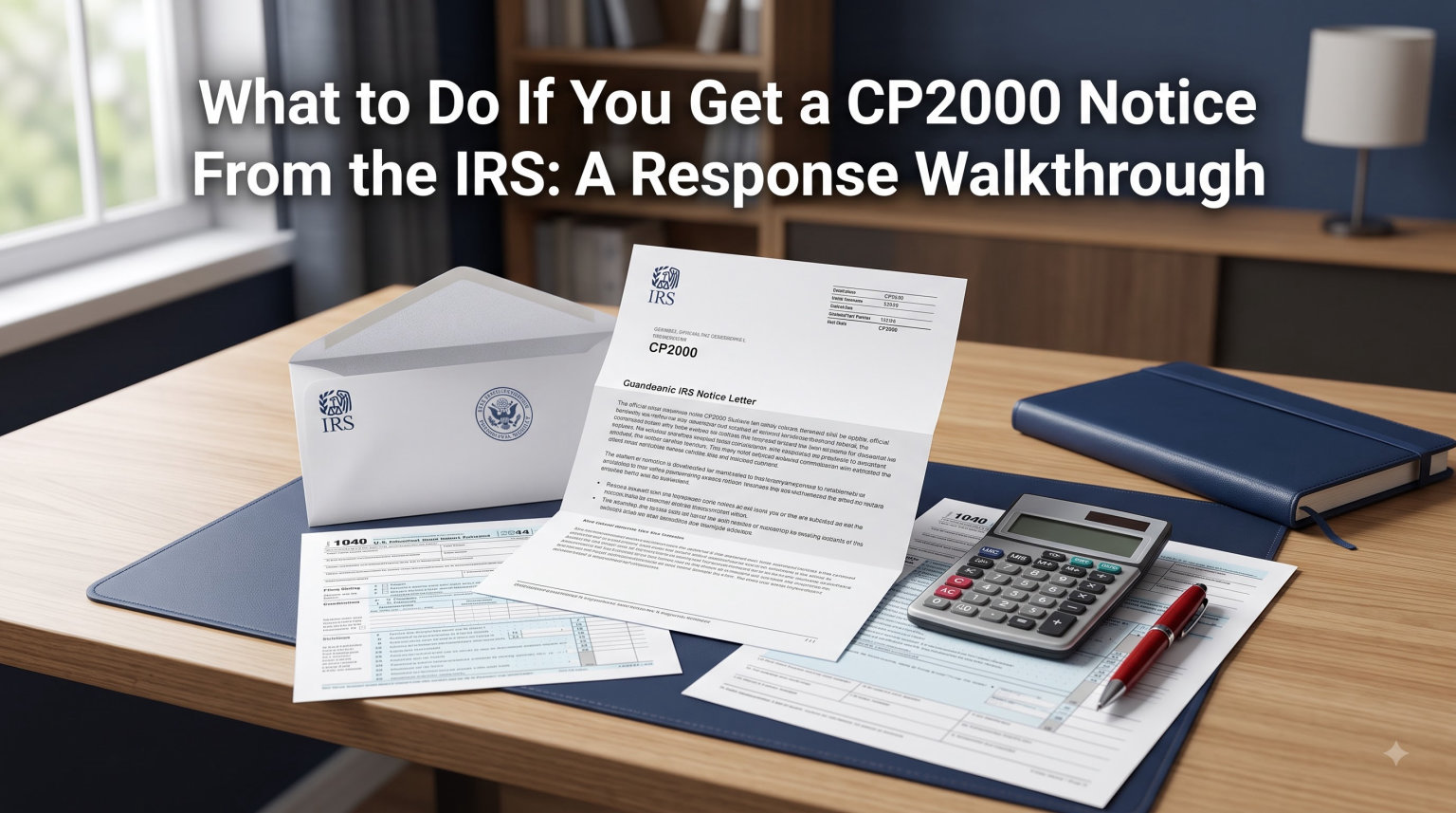 What to Do If You Get a CP2000 Notice From the IRS: A Response Walkthrough
