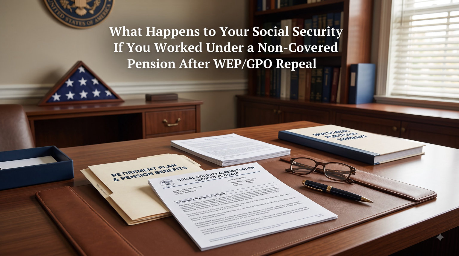 What Happens to Your Social Security If You Worked Under a Non-Covered Pension After WEP/GPO Repeal