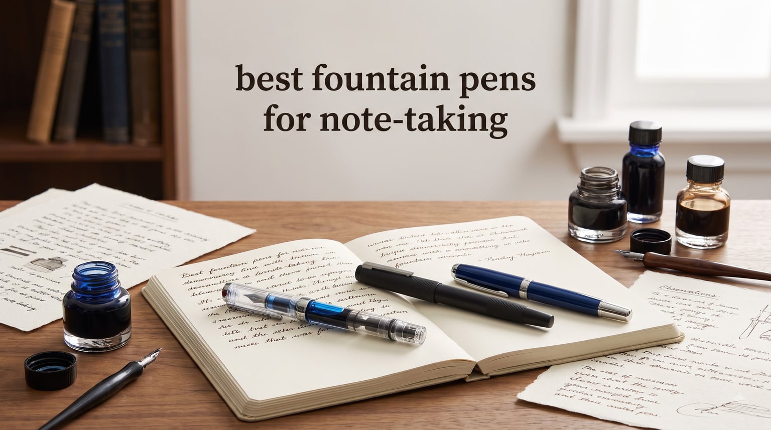 best fountain pens for note-taking