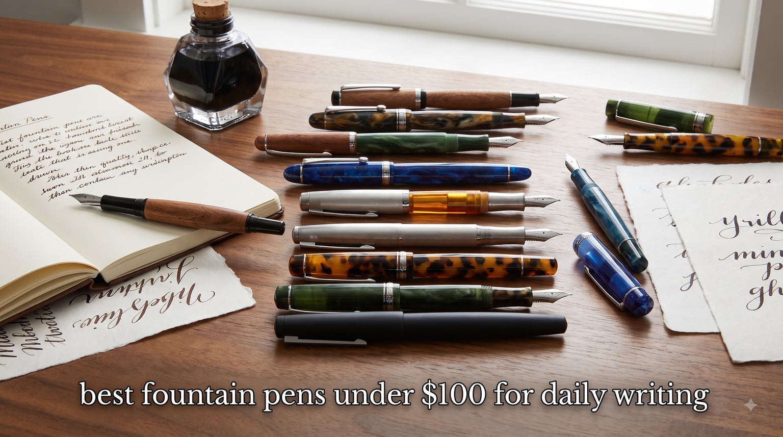 best fountain pens under $100 for daily writing