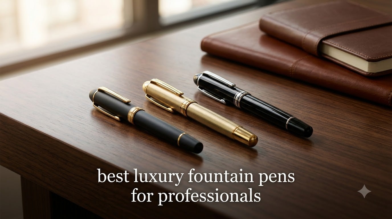 best luxury fountain pens for professionals