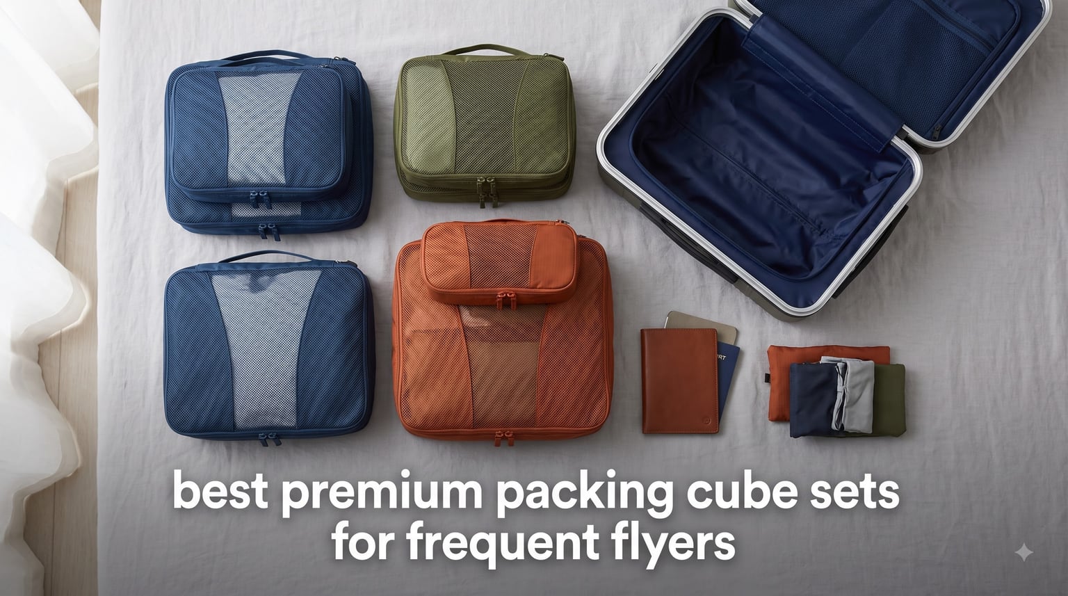 best premium packing cube sets for frequent flyers