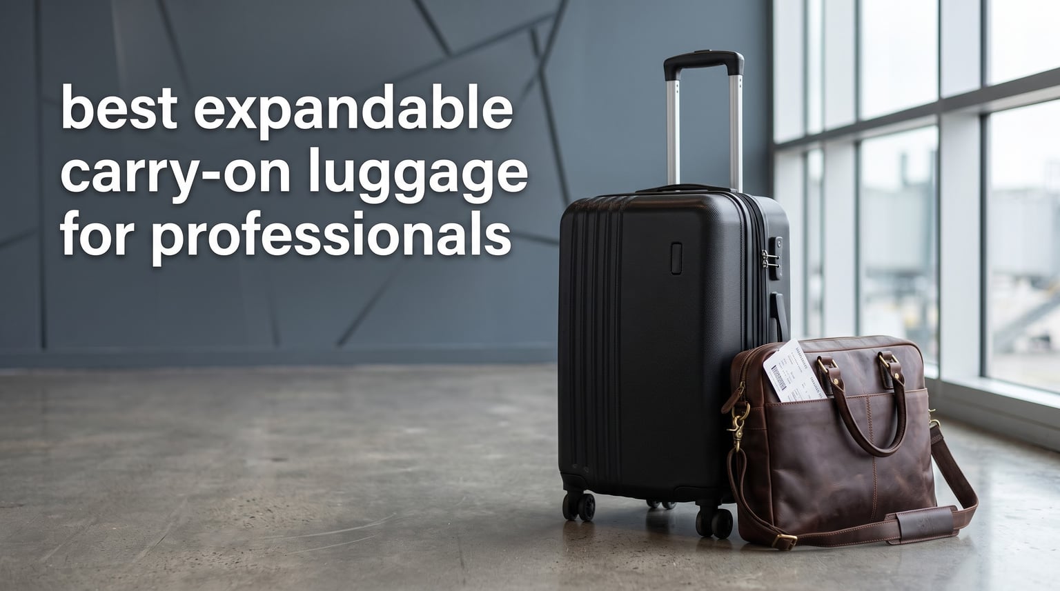 best expandable carry-on luggage for professionals