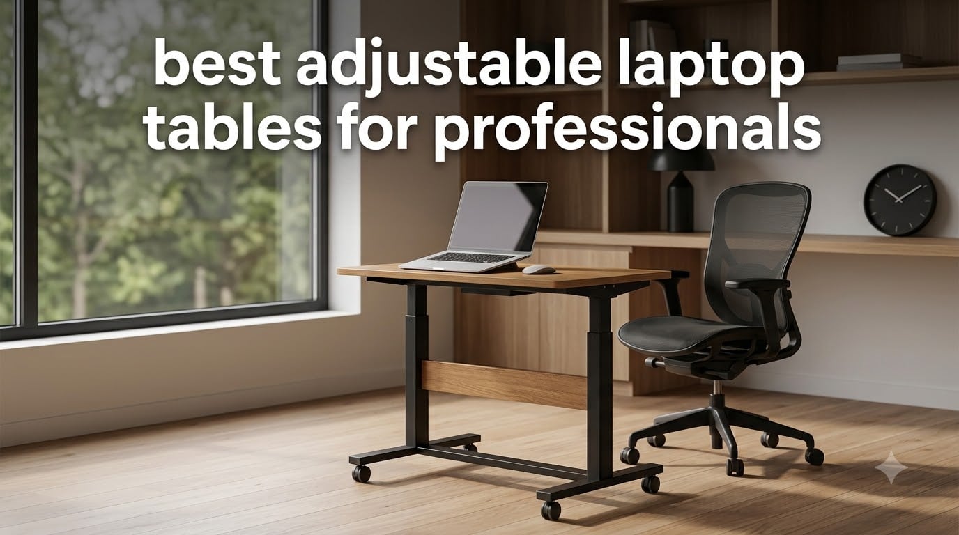 best adjustable laptop tables for professionals