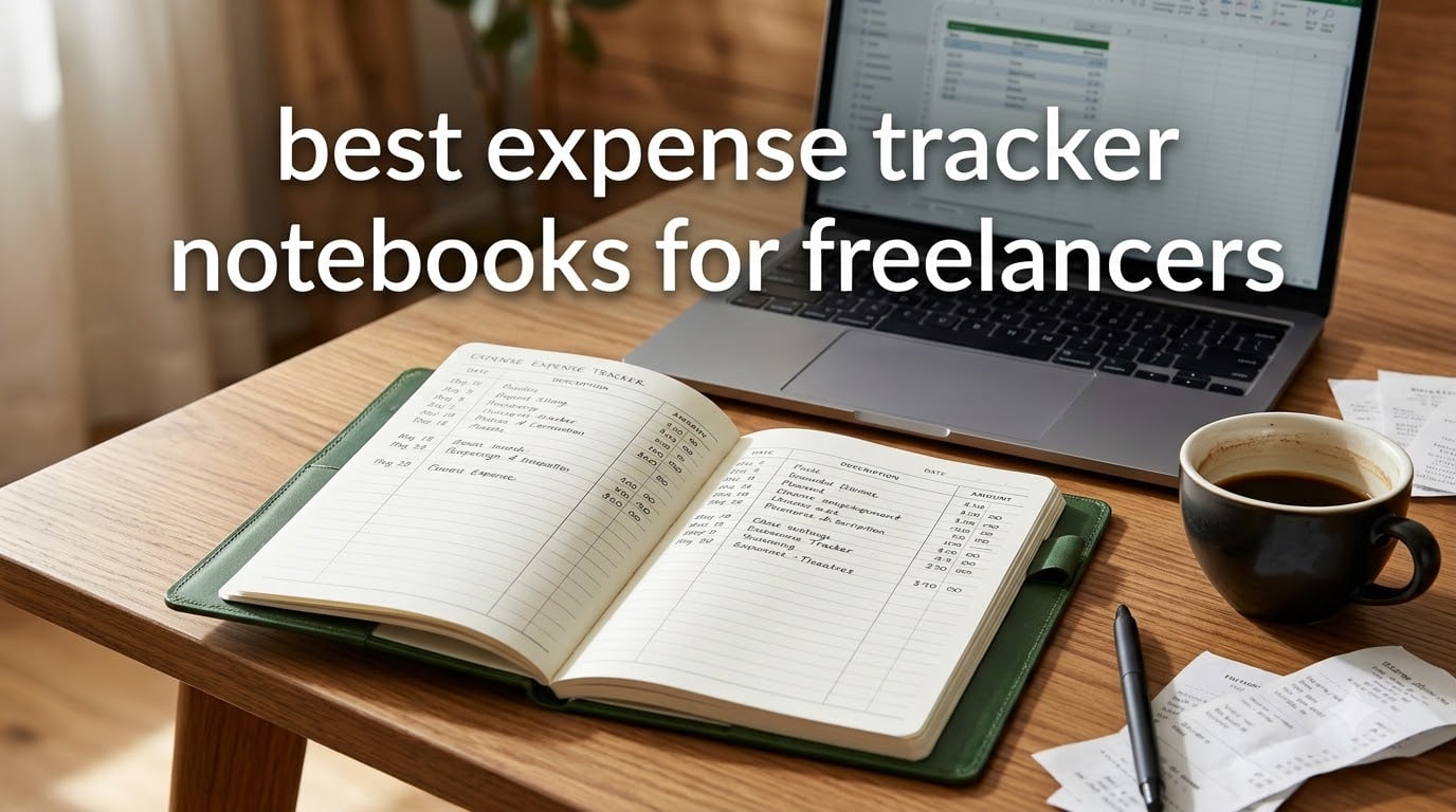 best expense tracker notebooks for freelancers