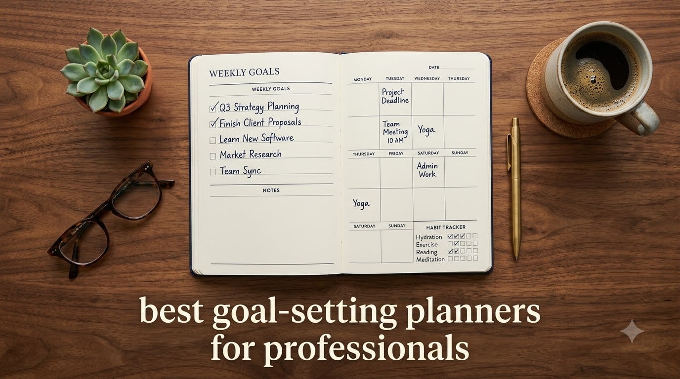 best goal-setting planners for professionals