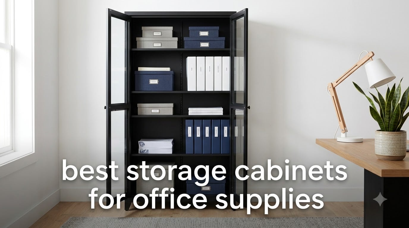 best storage cabinets for office supplies