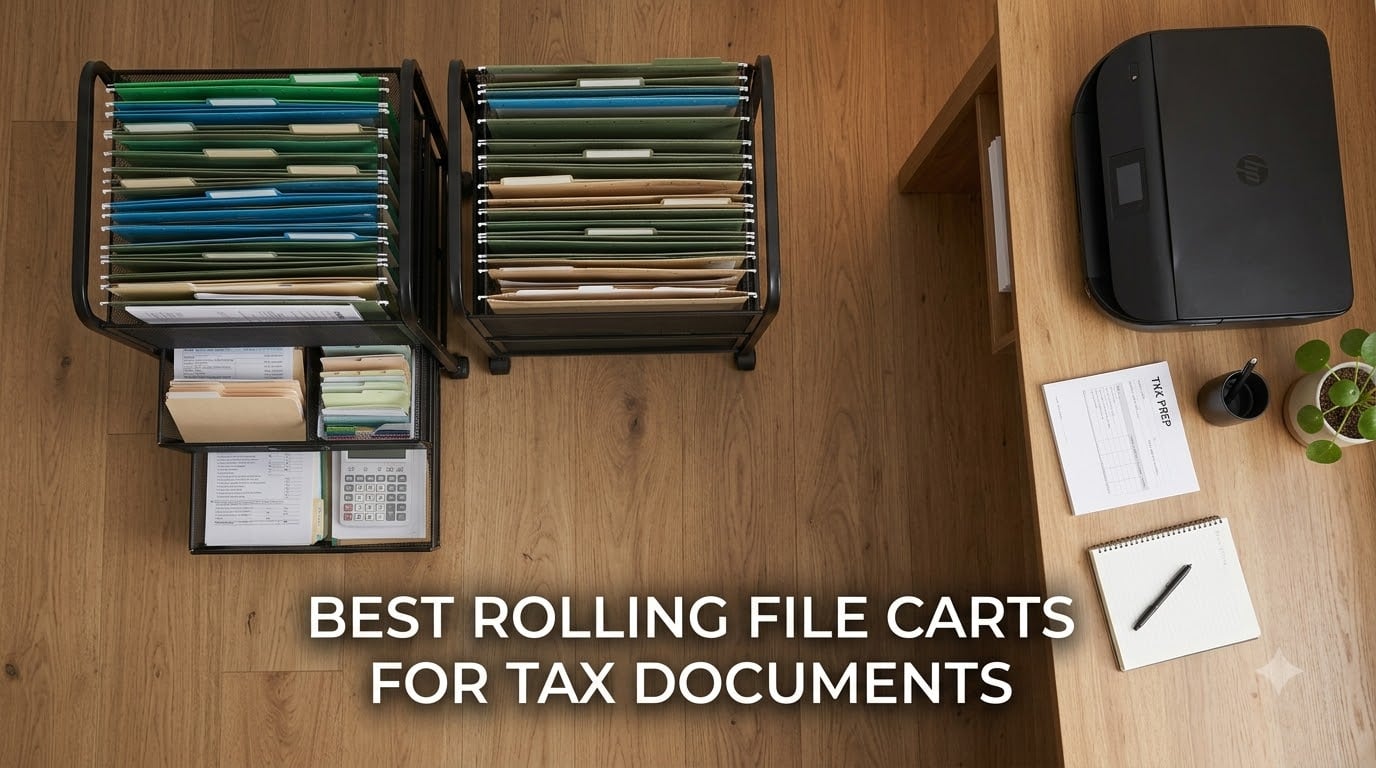 best rolling file carts for tax documents