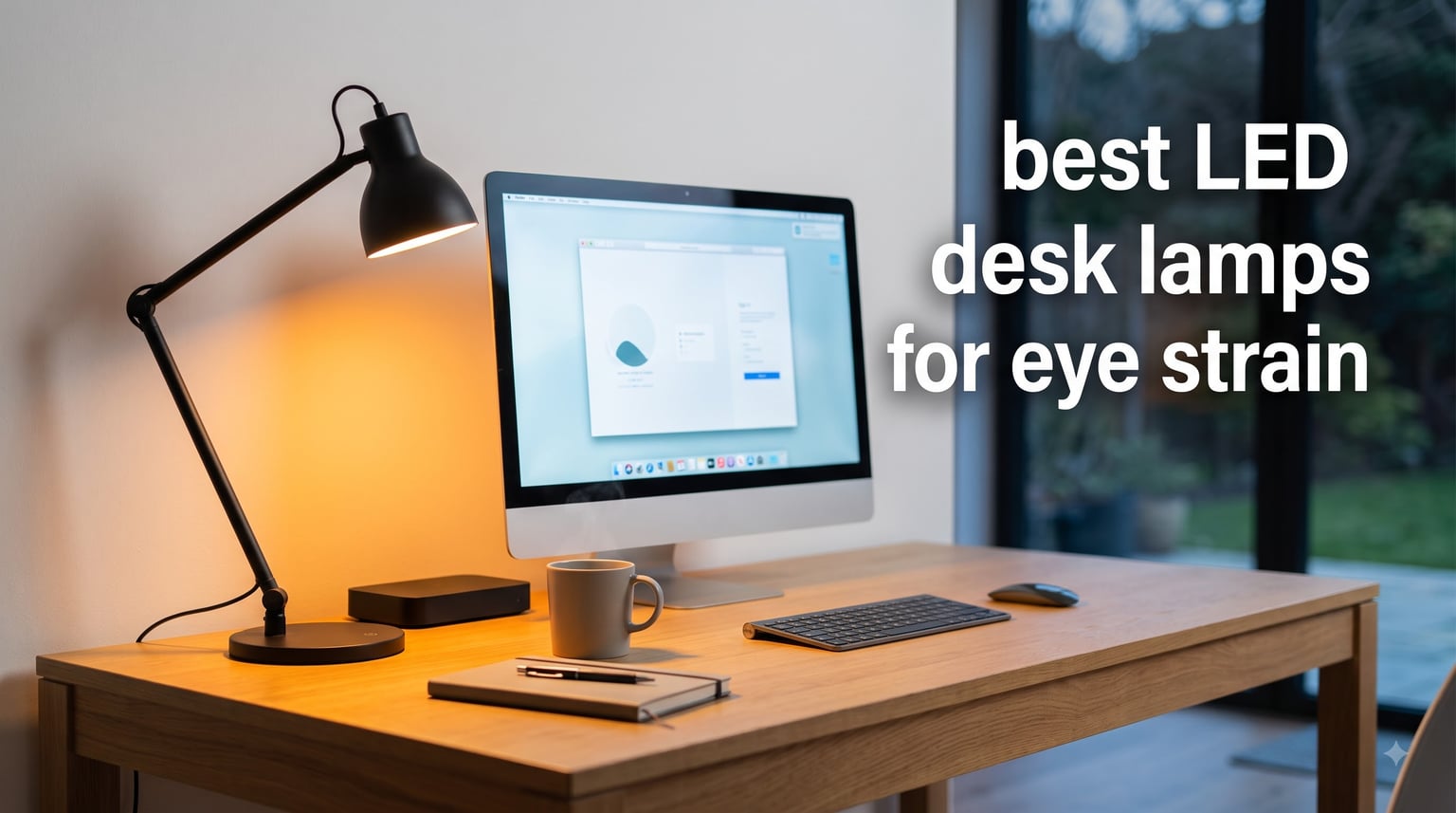 best LED desk lamps for eye strain