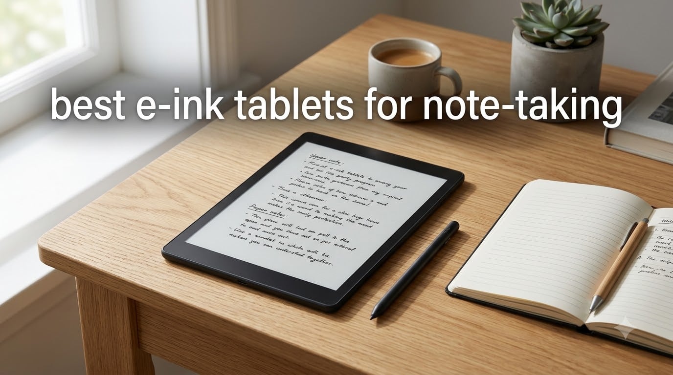 best e-ink tablets for note-taking