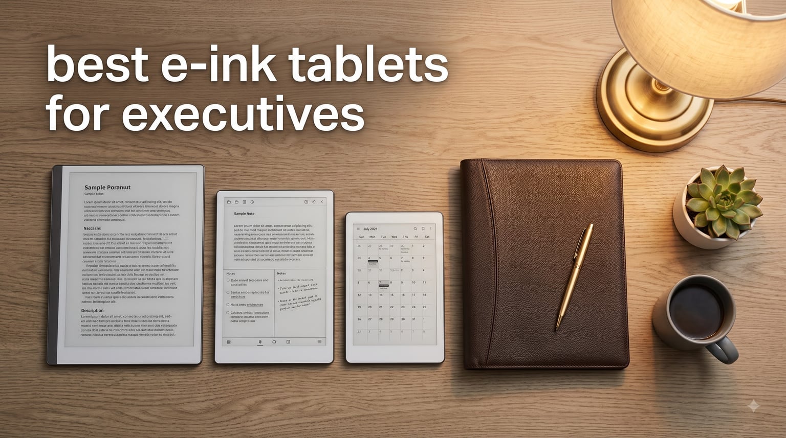best e-ink tablets for executives