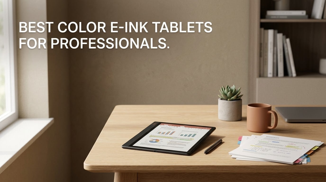 best color e-ink tablets for professionals