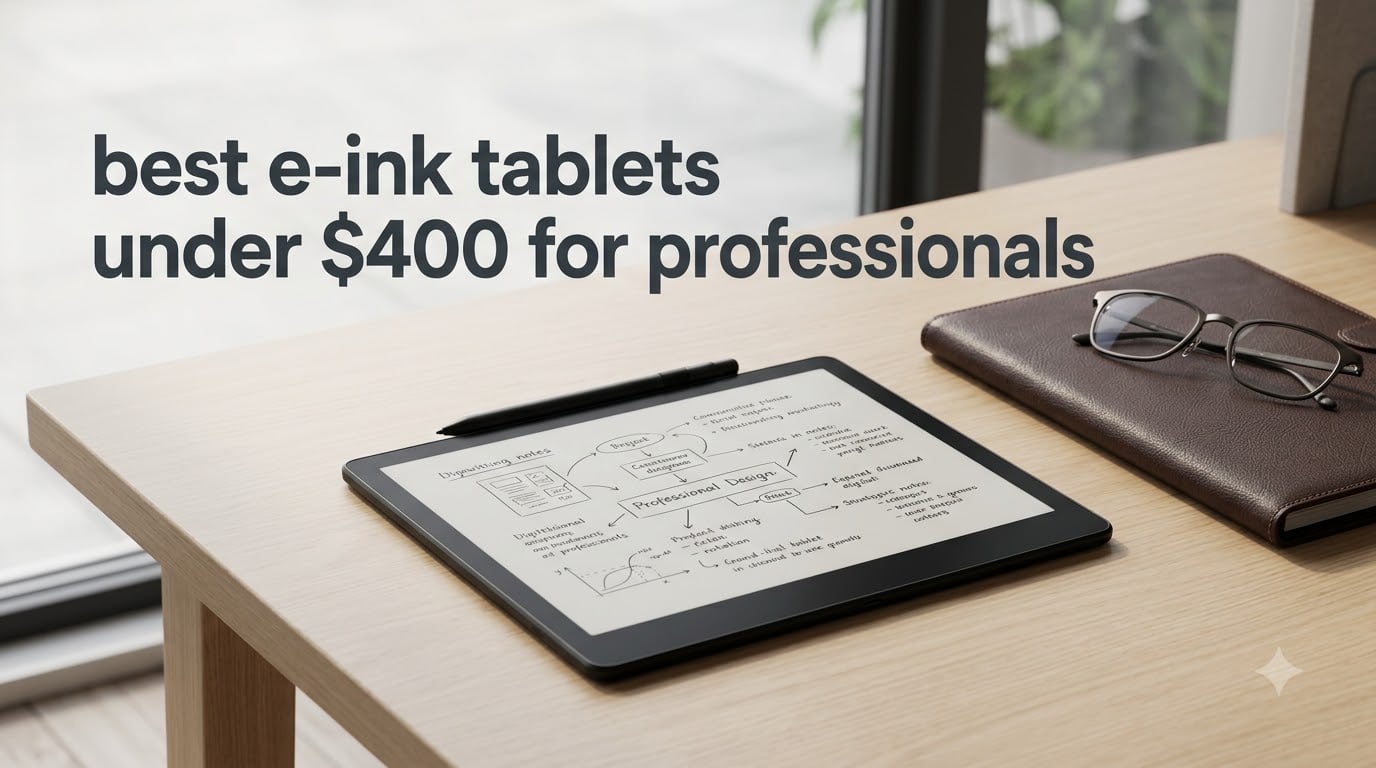 best e-ink tablets under $400 for professionals