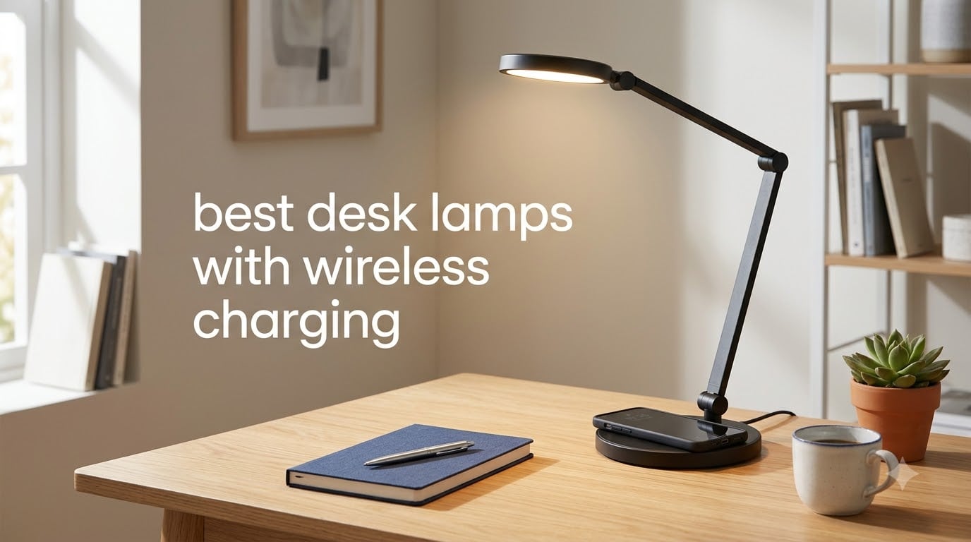 best desk lamps with wireless charging
