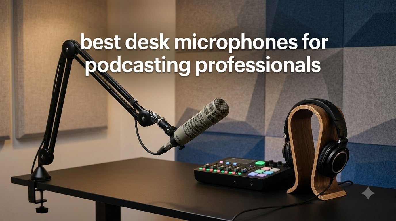 best desk microphones for podcasting professionals