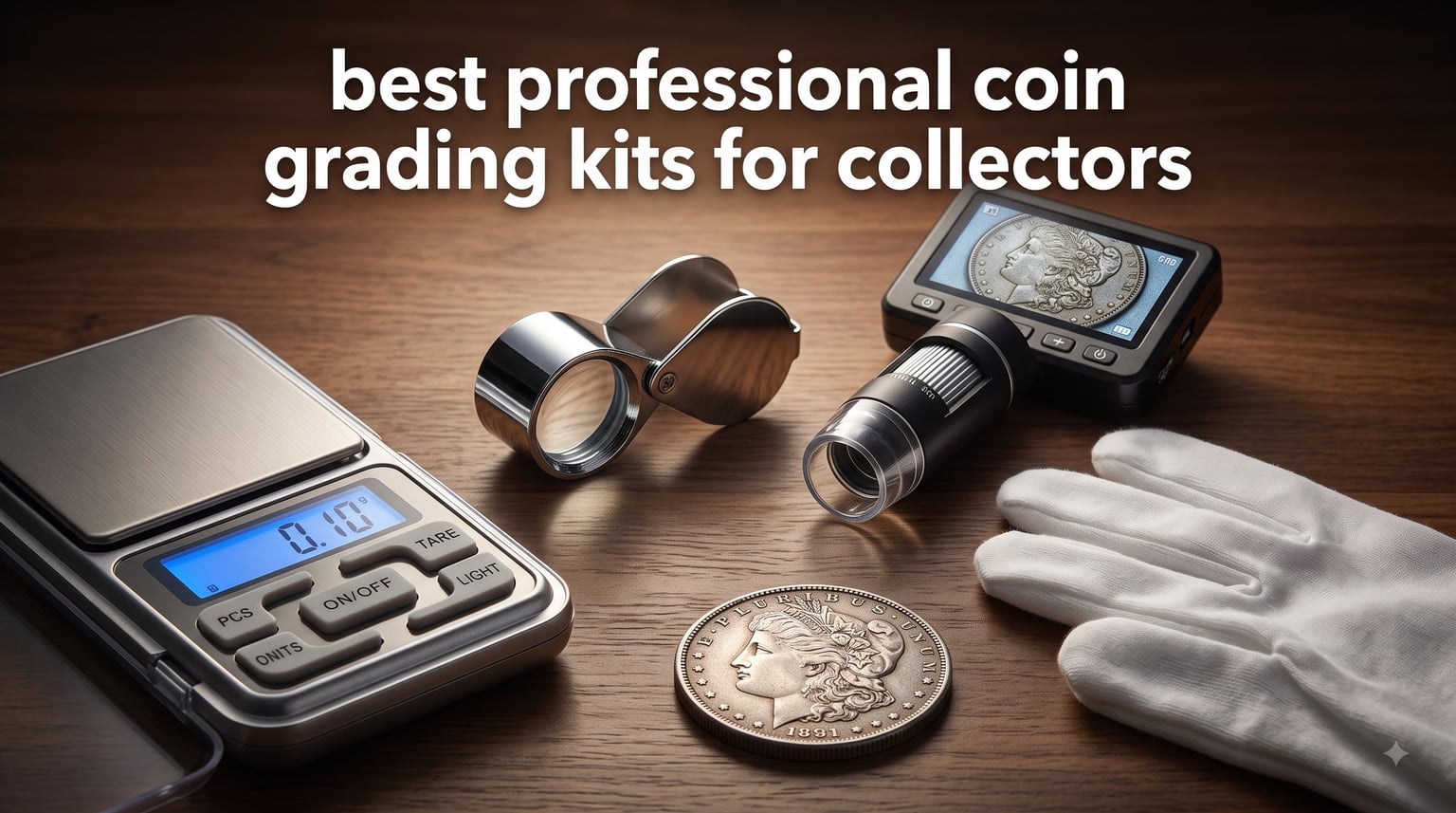 best professional coin grading kits for collectors