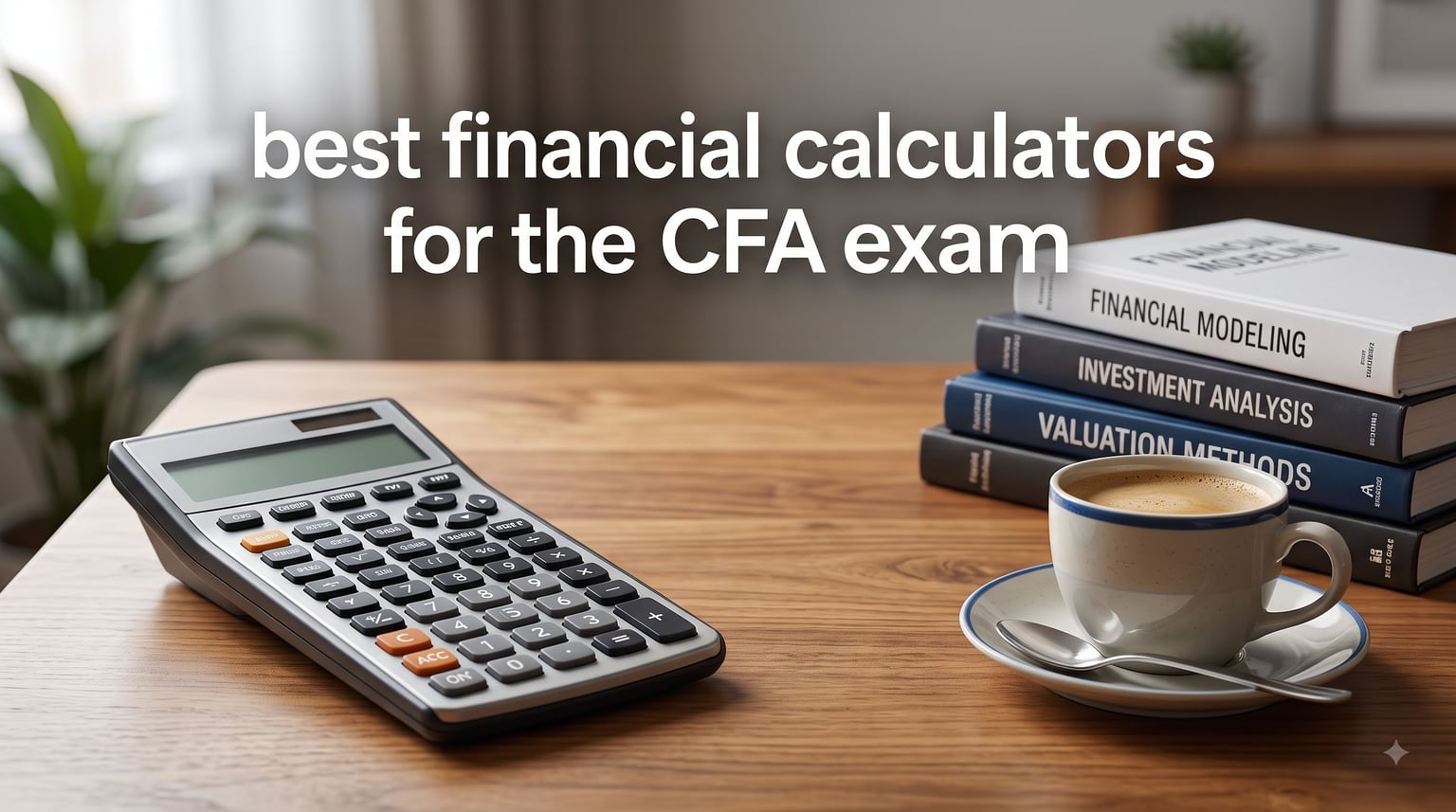 best financial calculators for the CFA exam