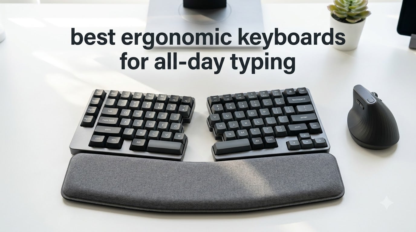best ergonomic keyboards for all-day typing