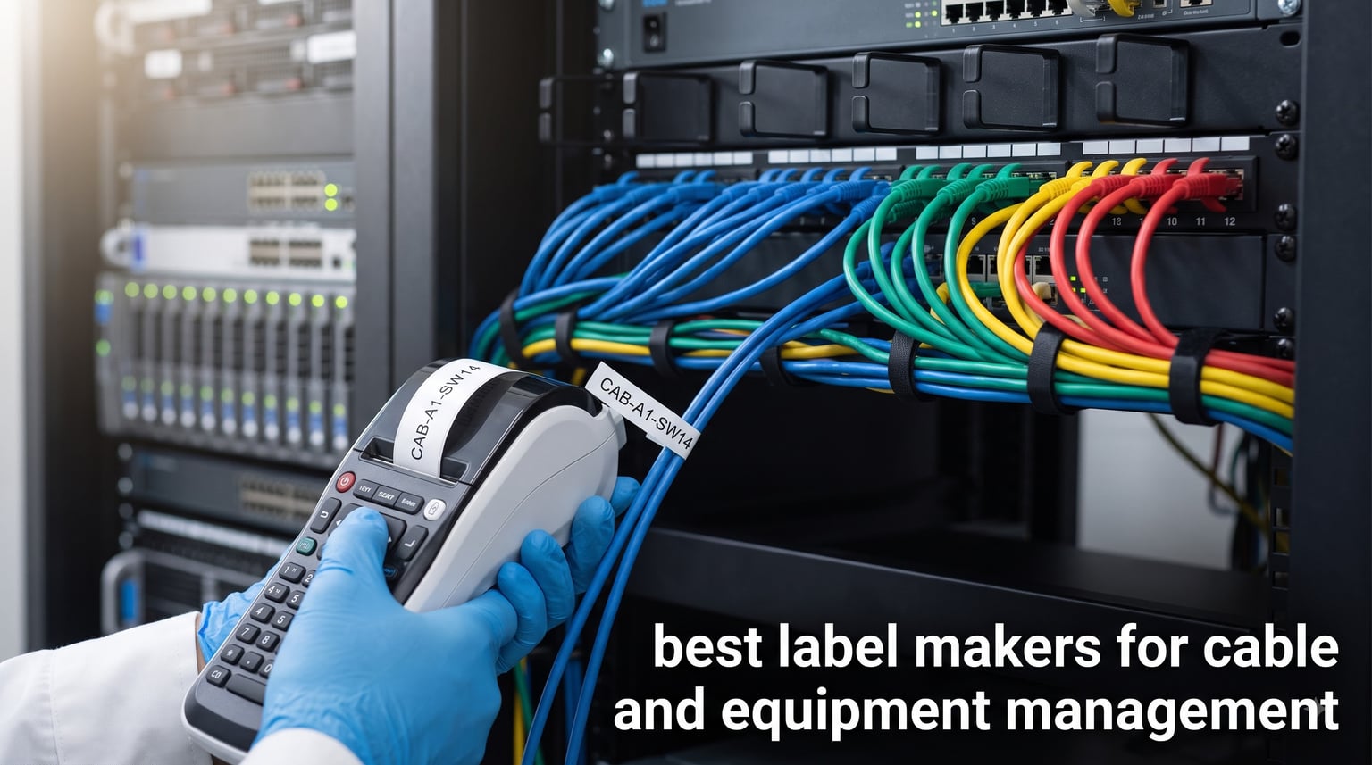 best label makers for cable and equipment management
