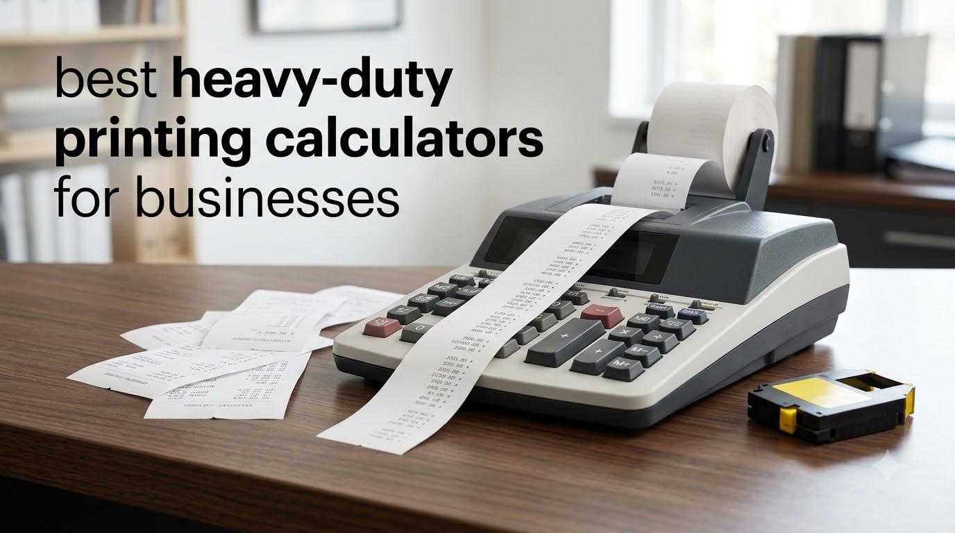 best heavy-duty printing calculators for businesses