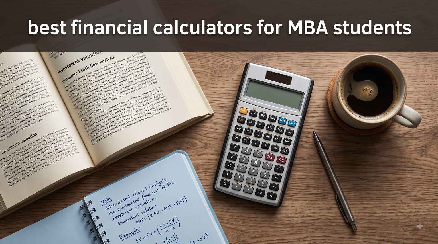 best financial calculators for MBA students
