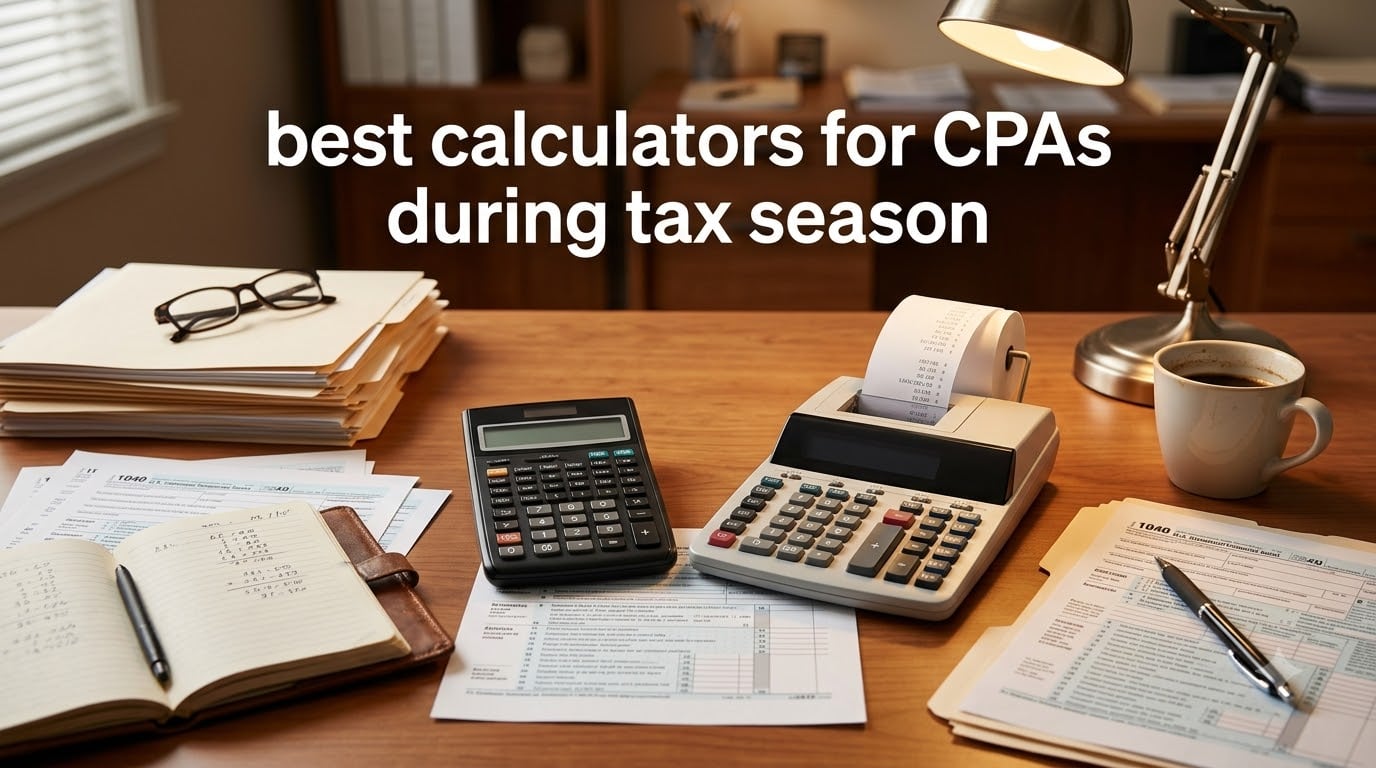 best calculators for CPAs during tax season