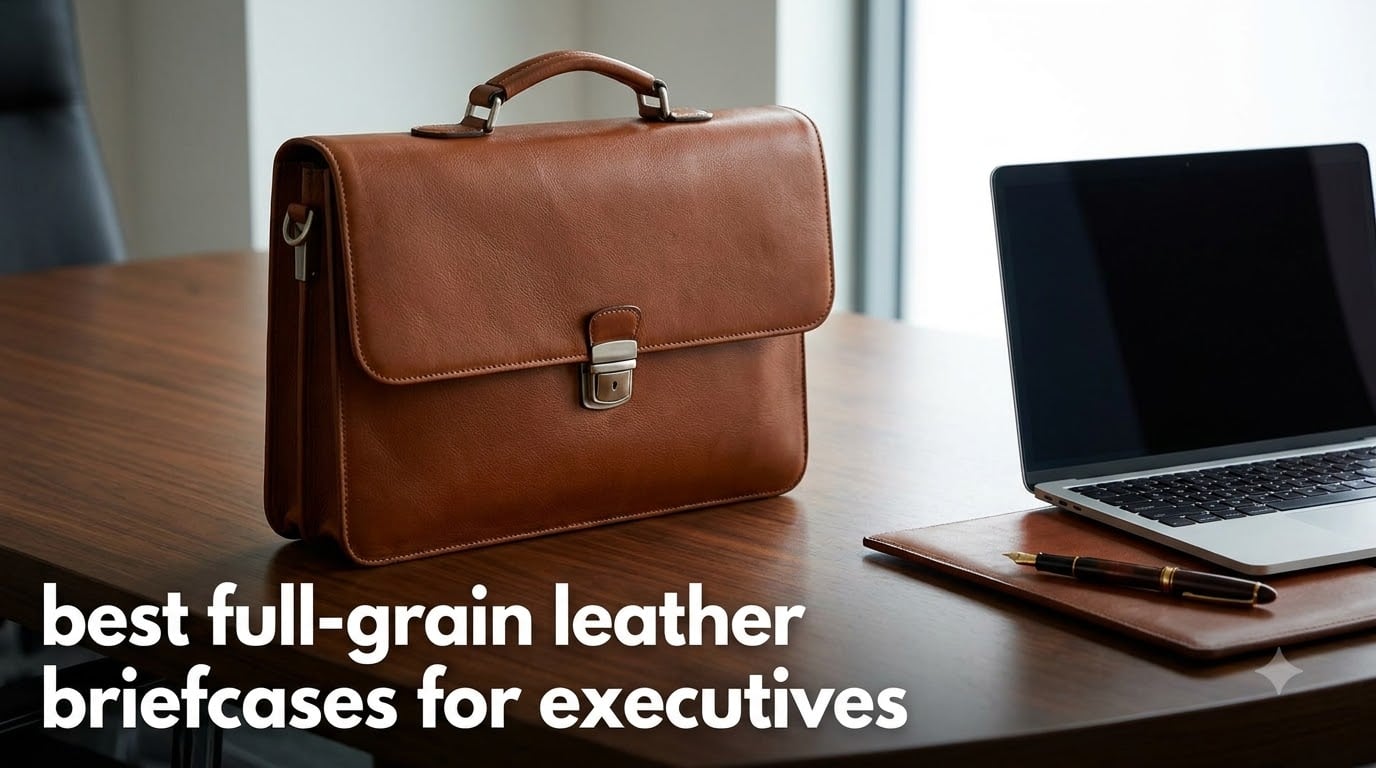 best full-grain leather briefcases for executives