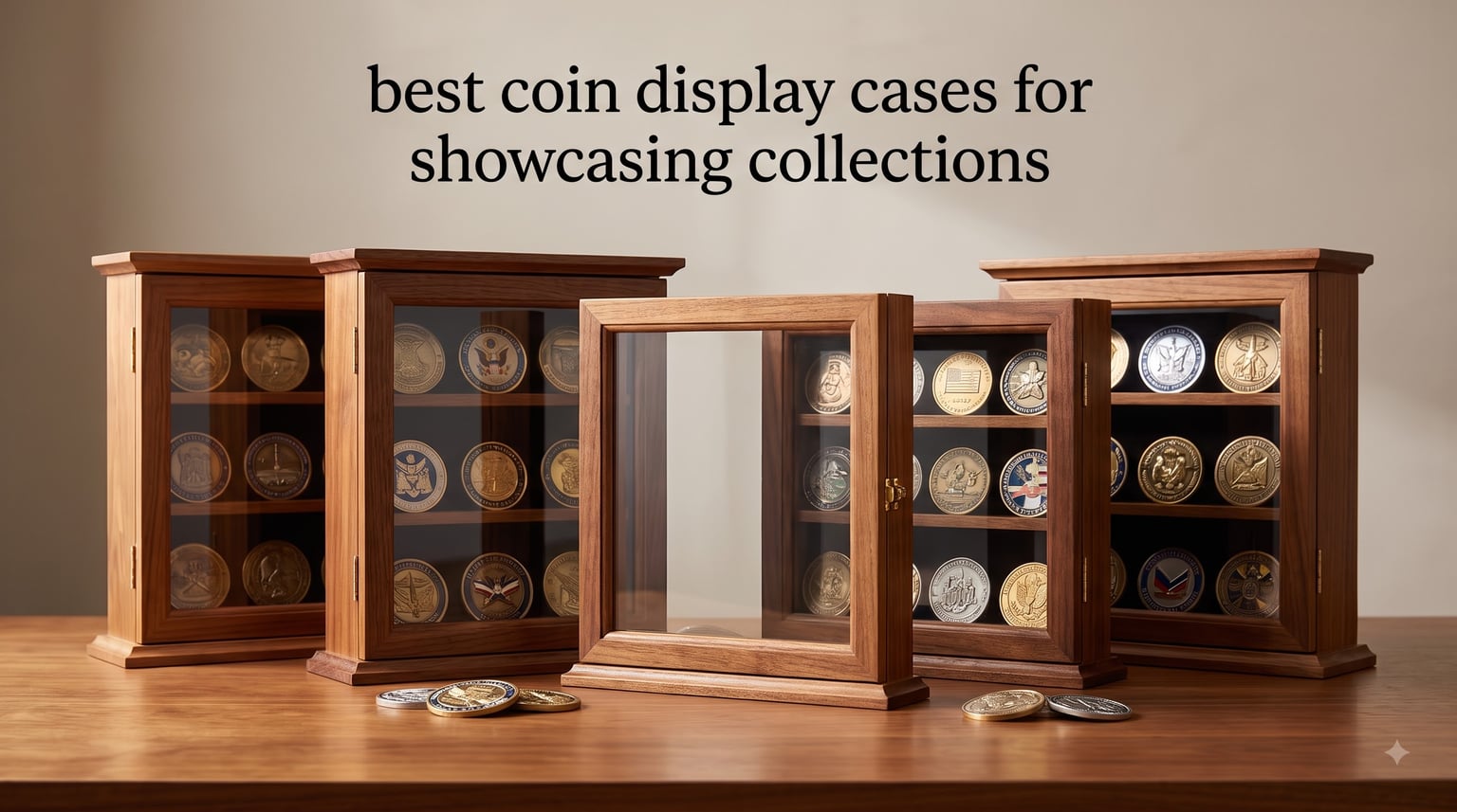 best coin display cases for showcasing collections