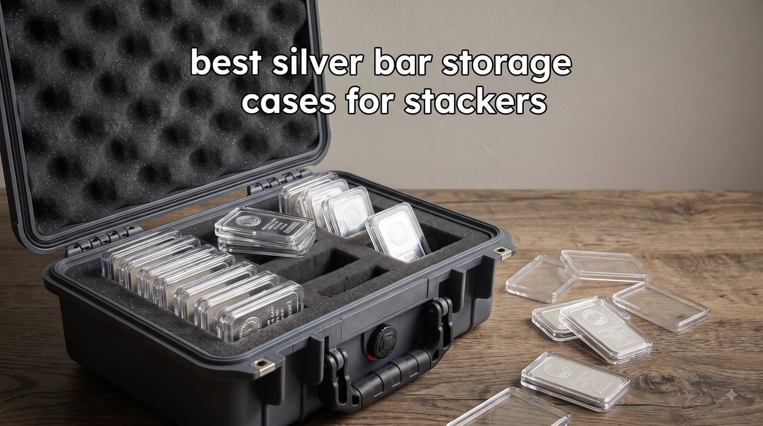 best silver bar storage cases for stackers