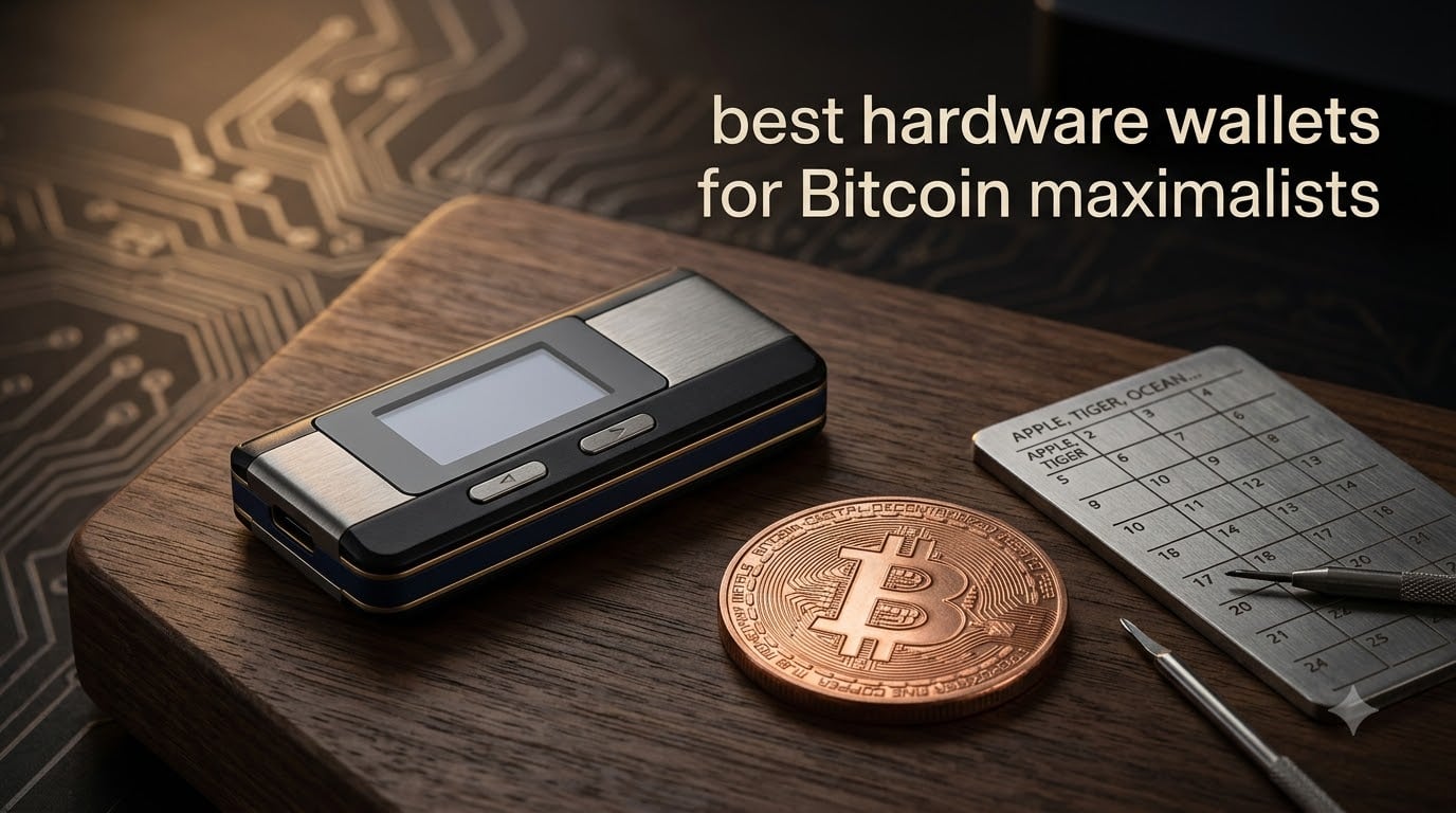 best hardware wallets for Bitcoin maximalists