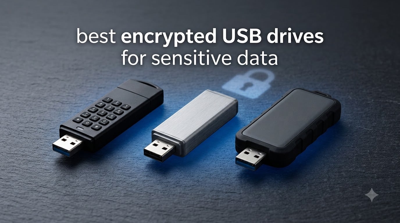 best encrypted USB drives for sensitive data