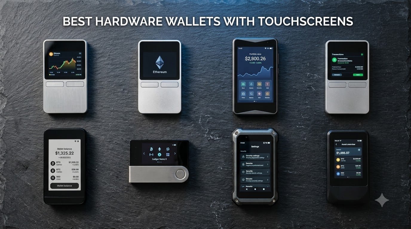 best hardware wallets with touchscreens