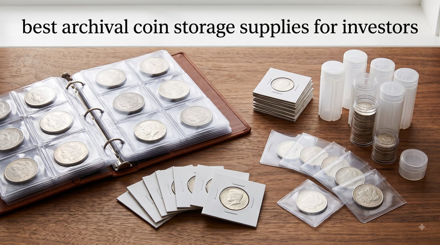 best archival coin storage supplies for investors