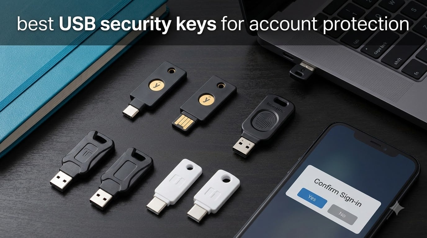 best USB security keys for account protection