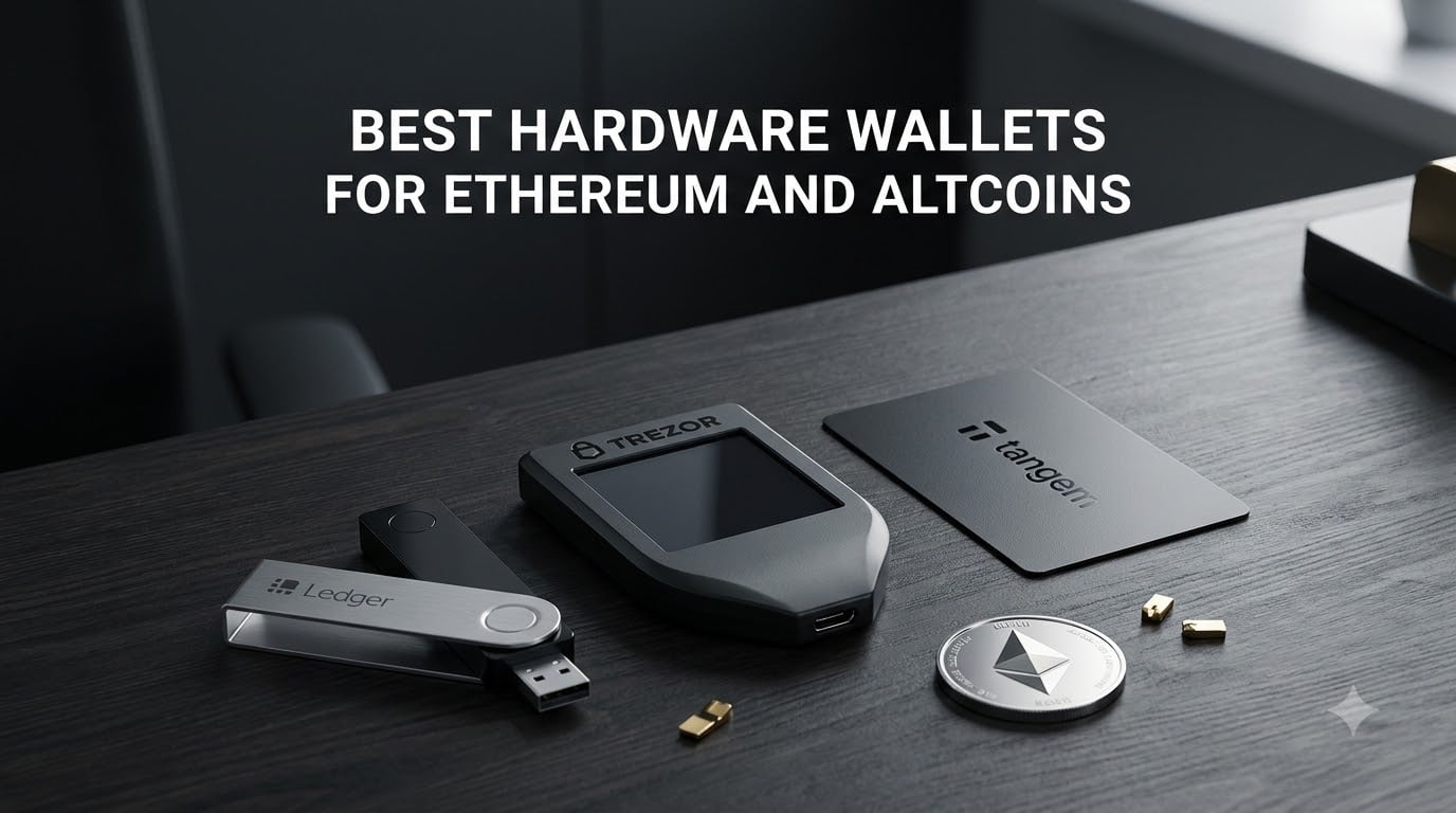 best hardware wallets for Ethereum and altcoins