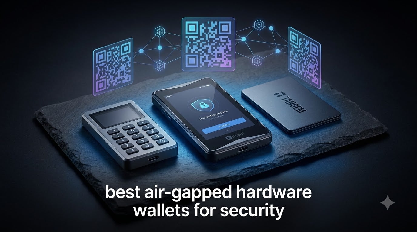 best air-gapped hardware wallets for security