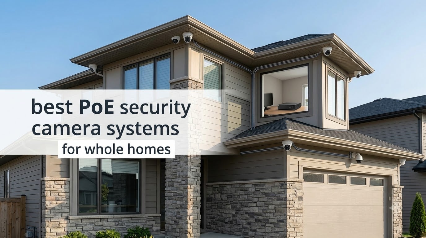 best PoE security camera systems for whole homes